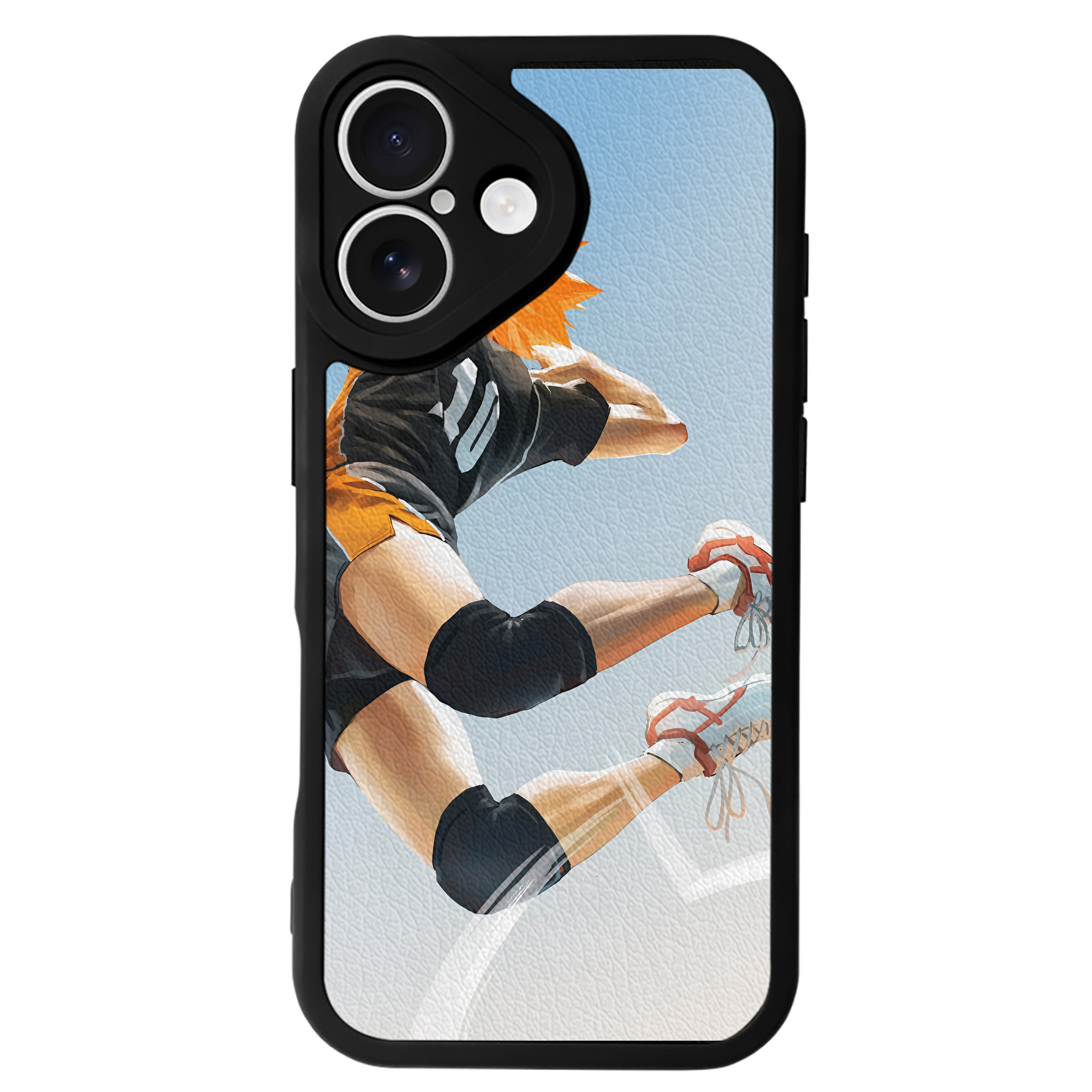 （画像用） ハイキュー!! Haikyu!! 【iPhone 16シリーズ対応】シリコンスマホケース（レザー調） 材質：シリコン